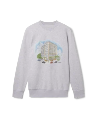 Grijs gemêleerd Fifth Avenue-sweatshirt