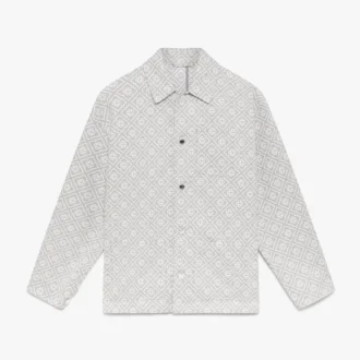 Grijs Monogram-werkjasje