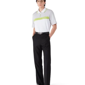 Grijs poloshirt met korte mouwen