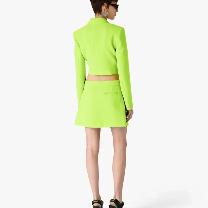 Groen crêpe maatwerkjasje Groen crêpe maatwerkjasje