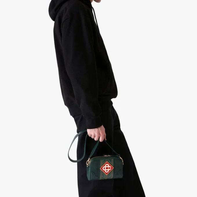 Groene Monogram-schoudertas