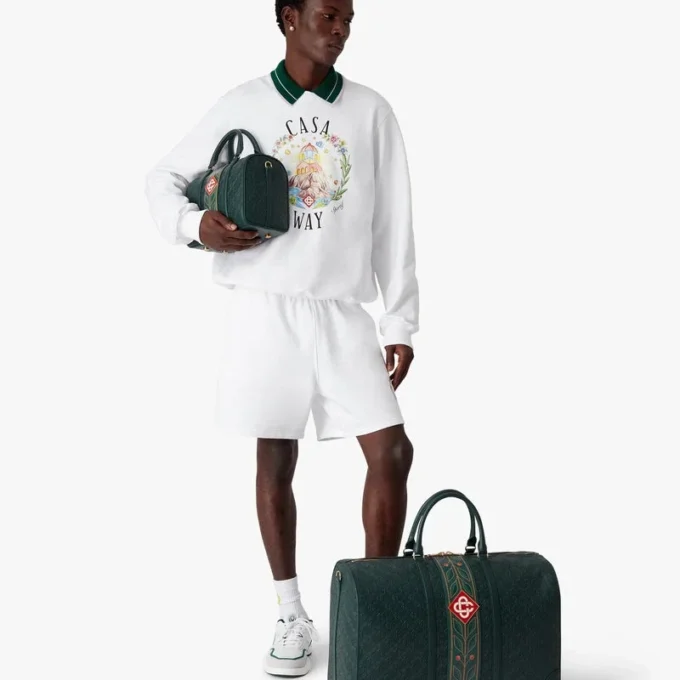 Groene Monogram-weekendtas Groene Monogram-weekendtas