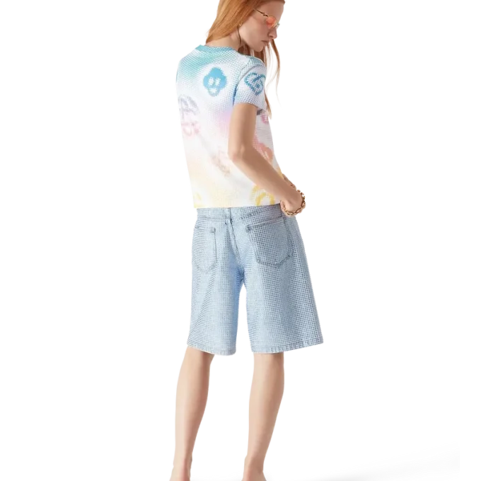 Halftone Logo getailleerd Short met korte mouwen Halftone Logo getailleerd Short met korte mouwen