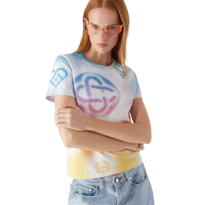 Halftone Logo getailleerd Short met korte mouwen Halftone Logo getailleerd Short met korte mouwen