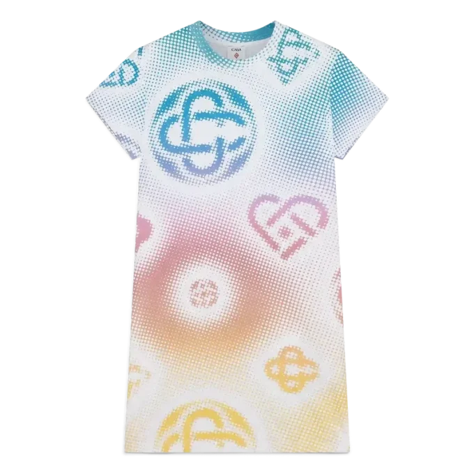 Halftone Logo T-shirtjurk Halftone Logo T-shirtjurk