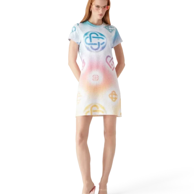 Halftone Logo T-shirtjurk Halftone Logo T-shirtjurk