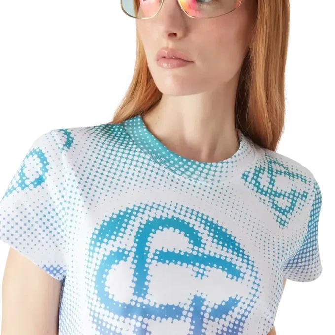 Halftone Logo T-shirtjurk Halftone Logo T-shirtjurk