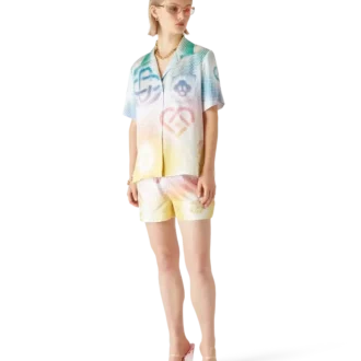 Halftone Logo zijden Shorts Halftone Logo zijden Shorts