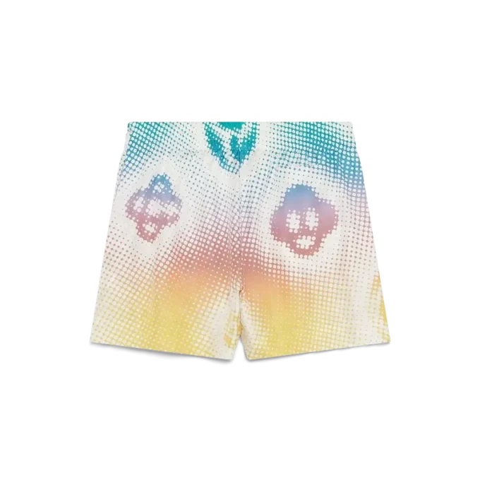 Halftone Logo zijden Shorts