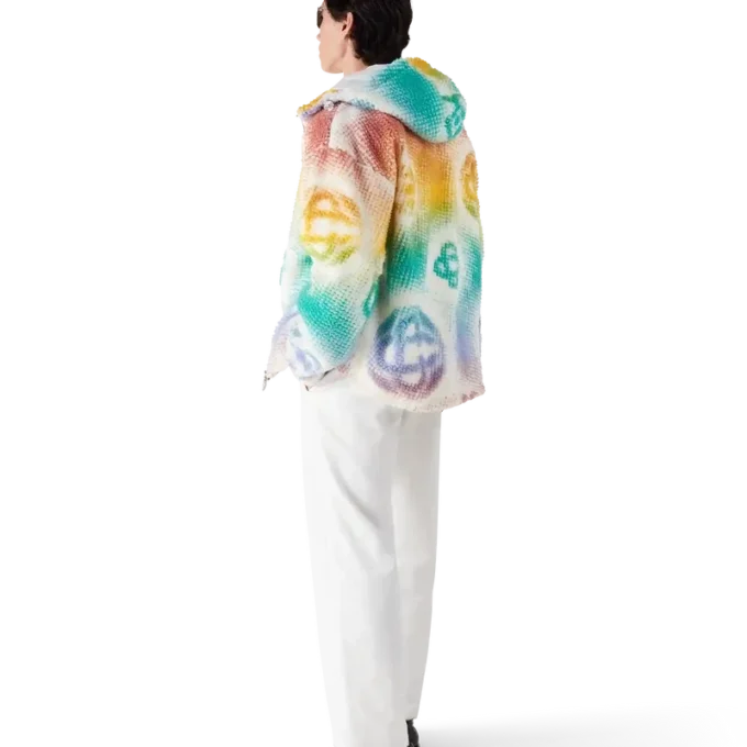 Halftone Monogram fleecejas Halftone Monogram fleecejas