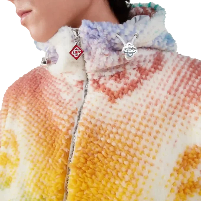 Halftone Monogram fleecejas Halftone Monogram fleecejas