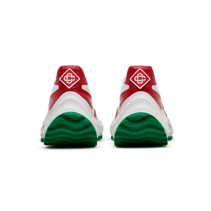 Heren Atlantis Red Ostrich Sneakers Heren Atlantis Red Ostrich Sneakers