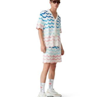 Heren Atlantis Sneaker in wit en tennisgroen