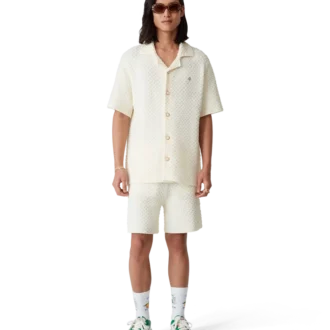 Heren Court groene & witte sneaker