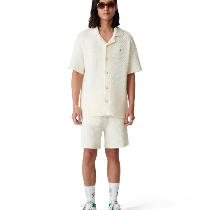 Heren Court groene & witte sneaker