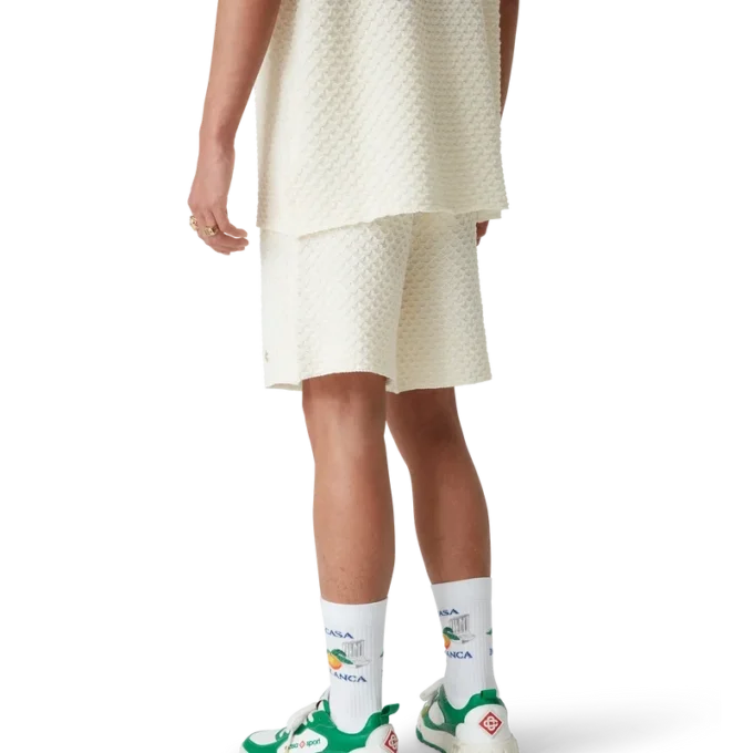 Heren Court groene & witte sneaker