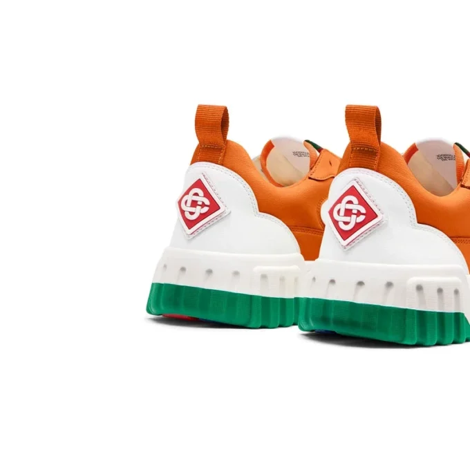 Heren Court oranje & witte sneakers Heren Court oranje & witte sneakers