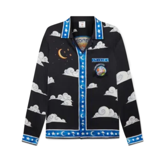 Het Four Elements zijden overhemd met lange mouwen