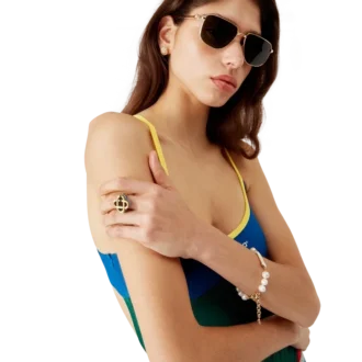 Hiking gestapelde ring