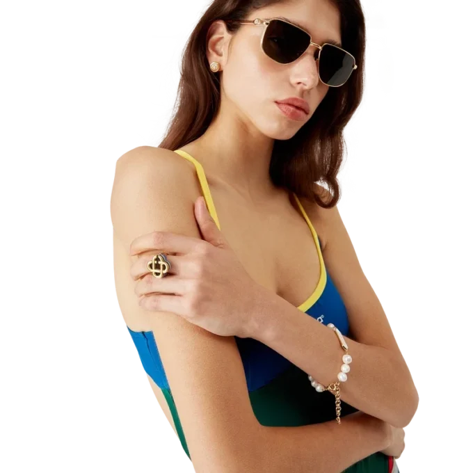 Hiking gestapelde ring