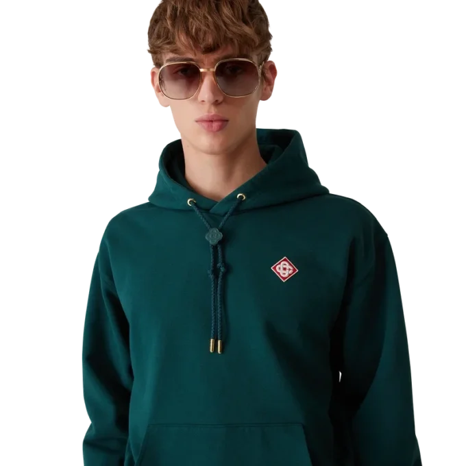 Hoodie met diamantlogo