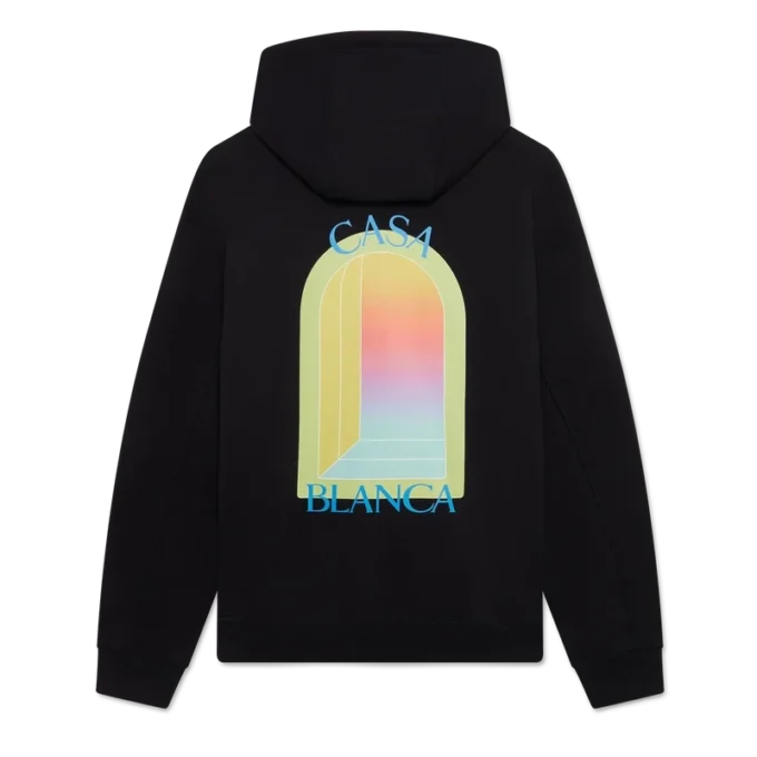 Hoodie met Gradient Arch-print Hoodie met Gradient Arch-print