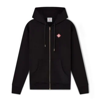 Hoodie met rits en diamantlogo
