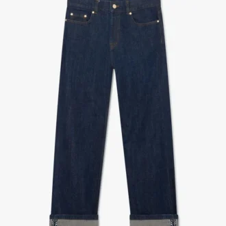 Indigo baggy jeans