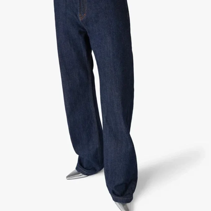 Indigo baggy jeans