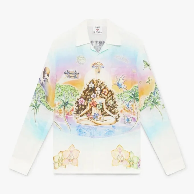 Innersense linnen overhemd met lange mouwen