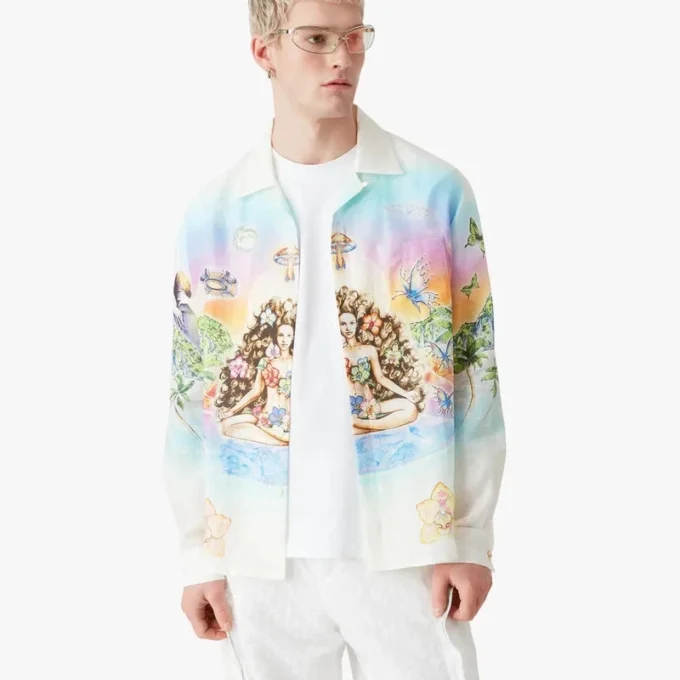 Innersense linnen overhemd met lange mouwen