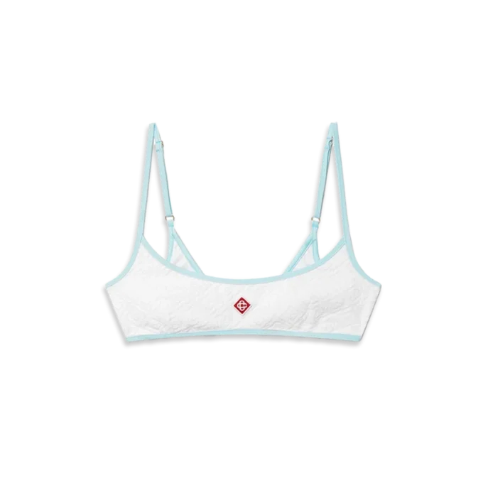 Jacquard Monogram bikinitop