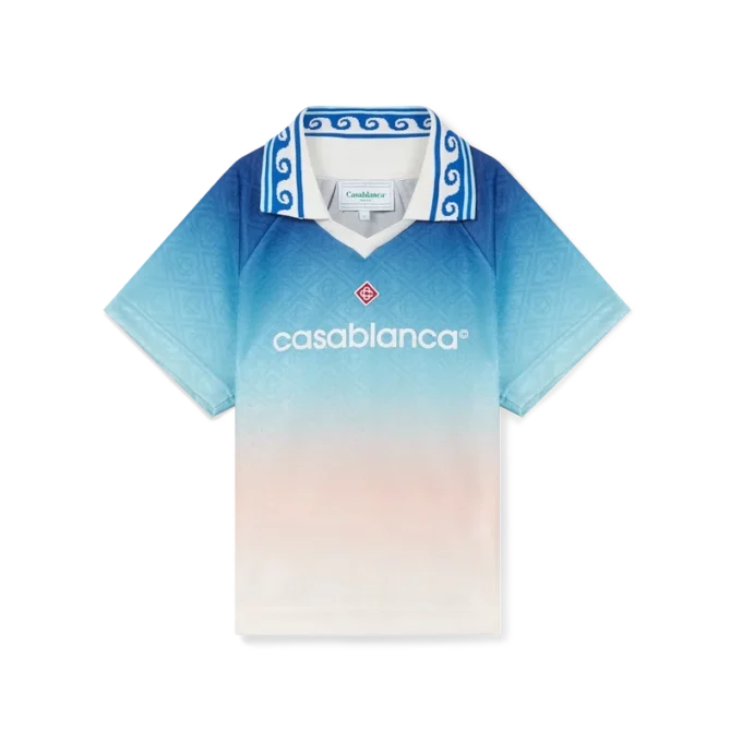 Jacquard Monogram voetbalshirt