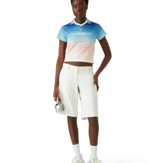 Jacquard Monogram voetbalshirt