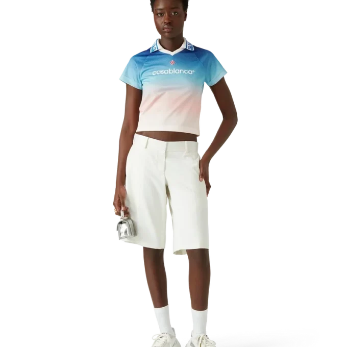 Jacquard Monogram voetbalshirt