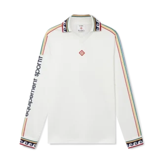 Jacquard Monogram voetbalshirt met lange mouwen