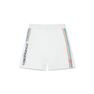 Jacquard Monogram voetbalshort