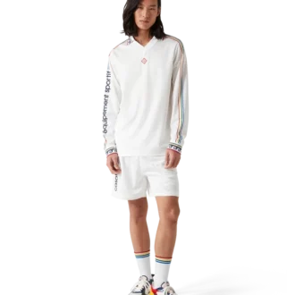 Jacquard Monogram voetbalshort