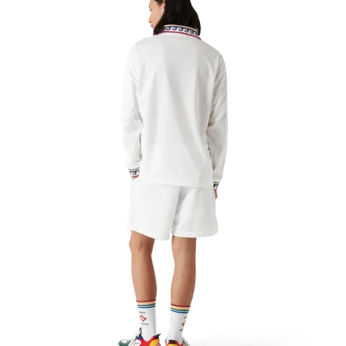 Jacquard Monogram voetbalshort