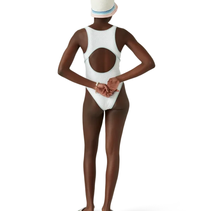 Jacquard Monogram-zwempak Jacquard Monogram-zwempak