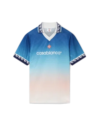 Jacquard voetbalshirt met kleurverloop