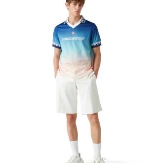 Jacquard voetbalshirt met kleurverloop