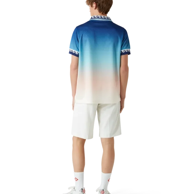 Jacquard voetbalshirt met kleurverloop Jacquard voetbalshirt met kleurverloop