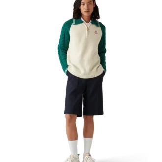 Kasjmier trui met kabelpatroon Kasjmier trui met kabelpatroon