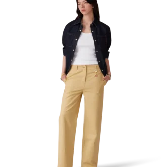 Katoen-broek met Monogram-jacquard