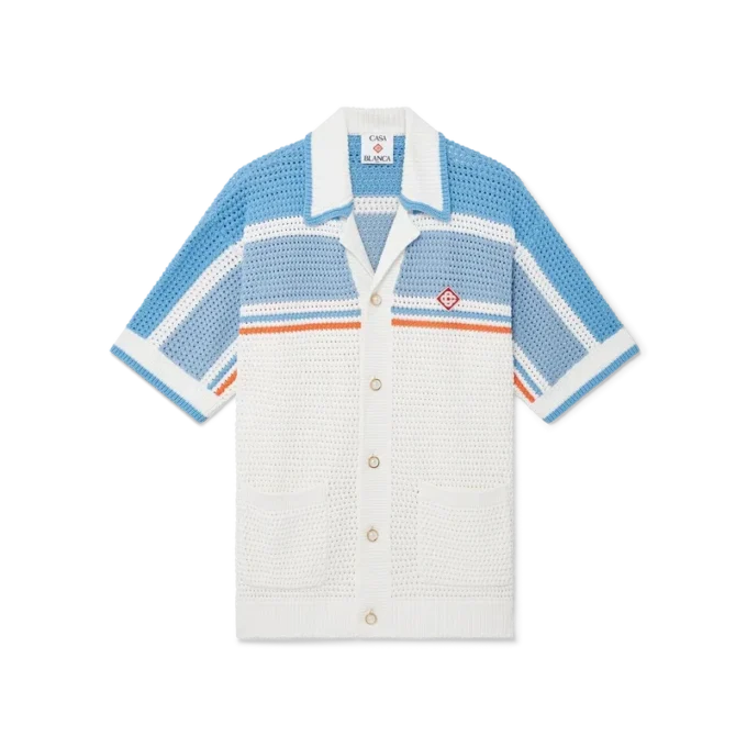 Katoen overhemd met korte mouwen Katoen overhemd met korte mouwen