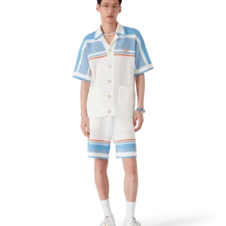 Katoen overhemd met korte mouwen