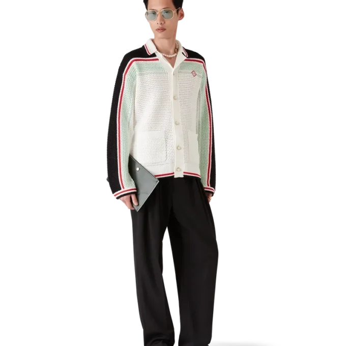 Katoenen gehaakt tennisshacket Katoenen gehaakt tennisshacket