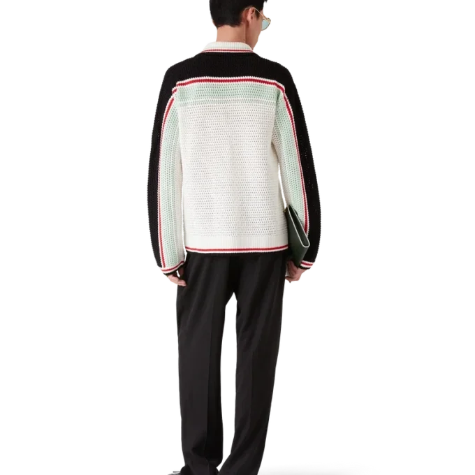 Katoenen gehaakt tennisshacket Katoenen gehaakt tennisshacket