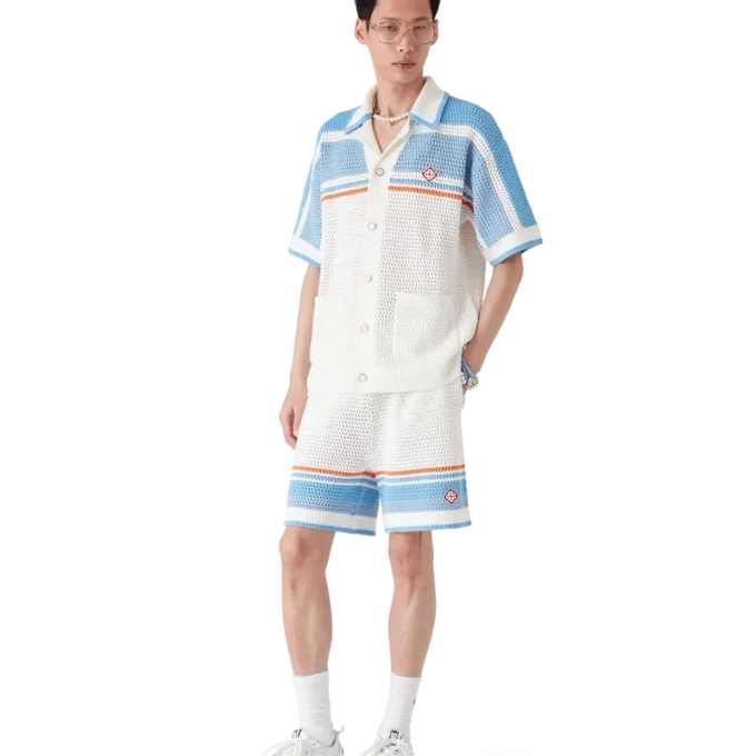 Katoenen gehaakte tennisshort Katoenen gehaakte tennisshort